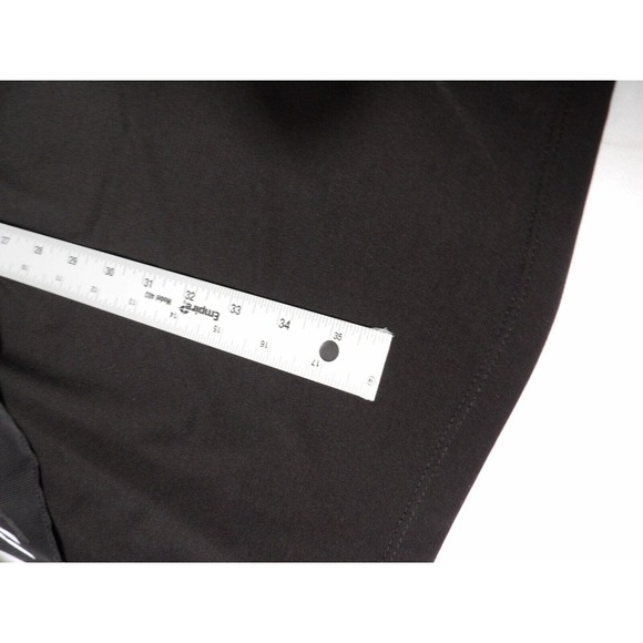 S.L. Fashions 18W Dress Shift Boho Layered Black Green Peasant Abstract Artsy - Picture 9 of 10